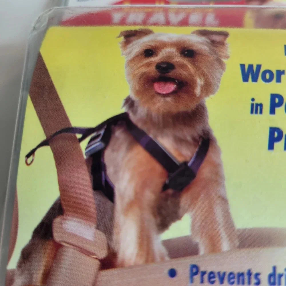 Dog Car Travel Harness Small Breed Under 20 lbs PetBuckle Seat Belt Attachment